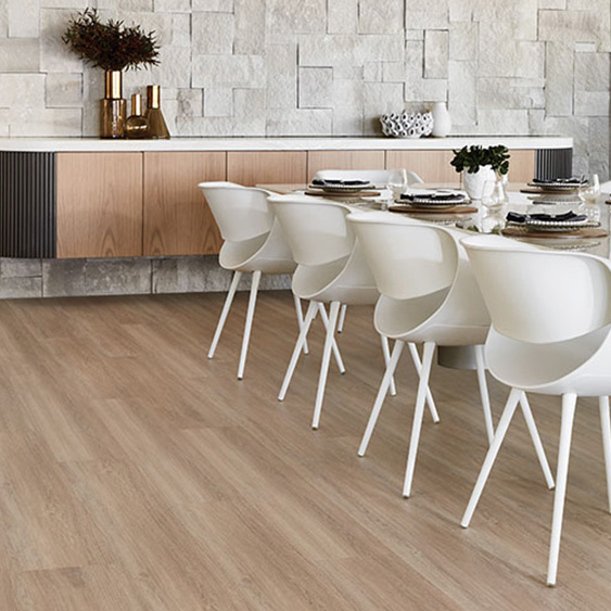 Hybrid Floor at a Dining Table