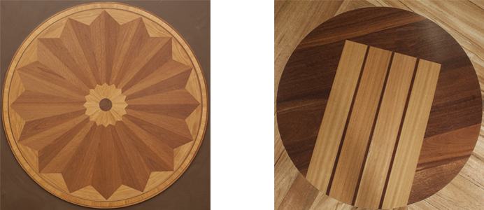 Custom Timber Flooring and Inlay Examples