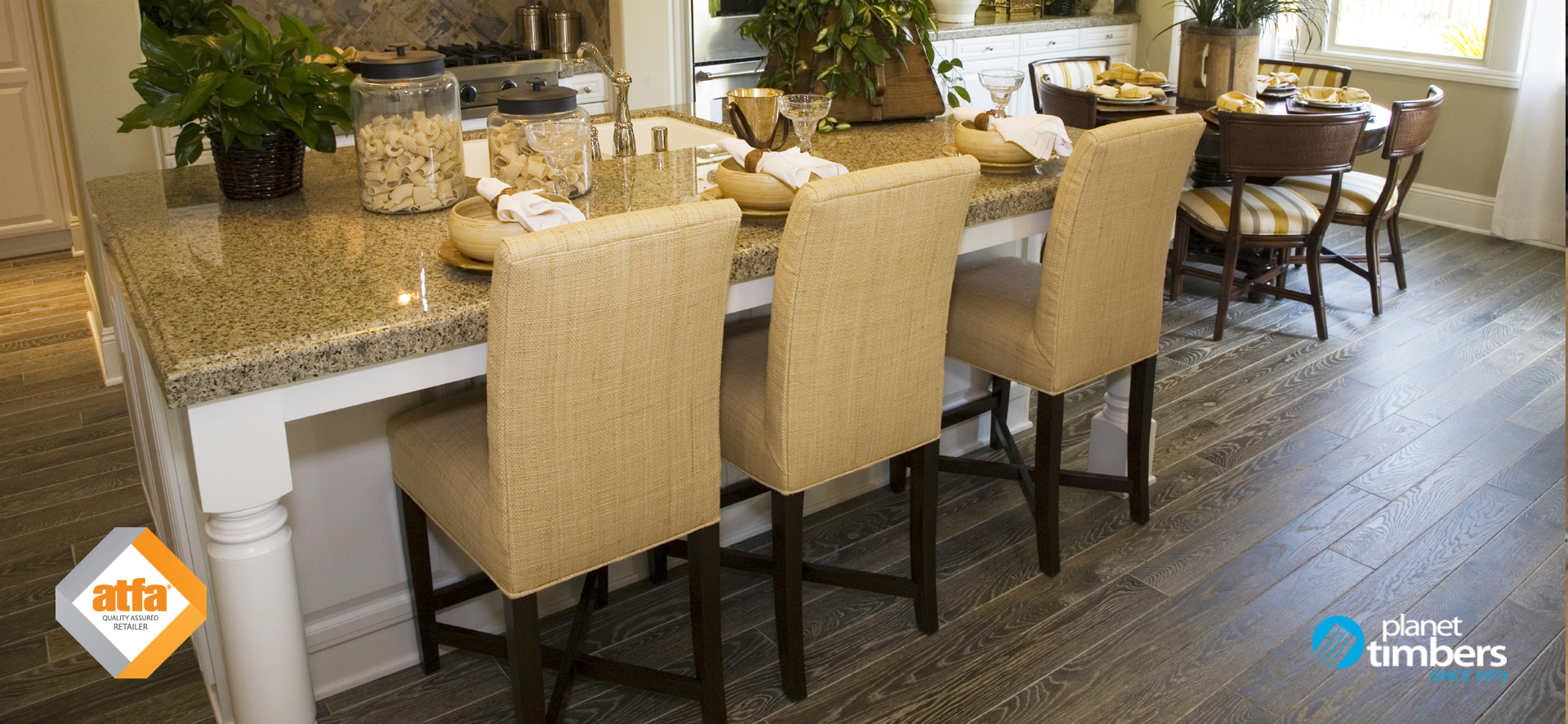 Laminate Timber Flooring in Dining Area