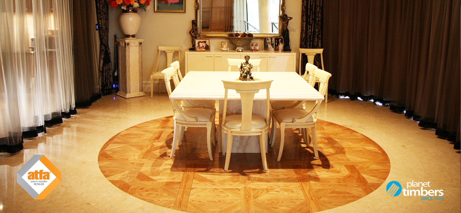 Beautiful Timber Parquetry Floor